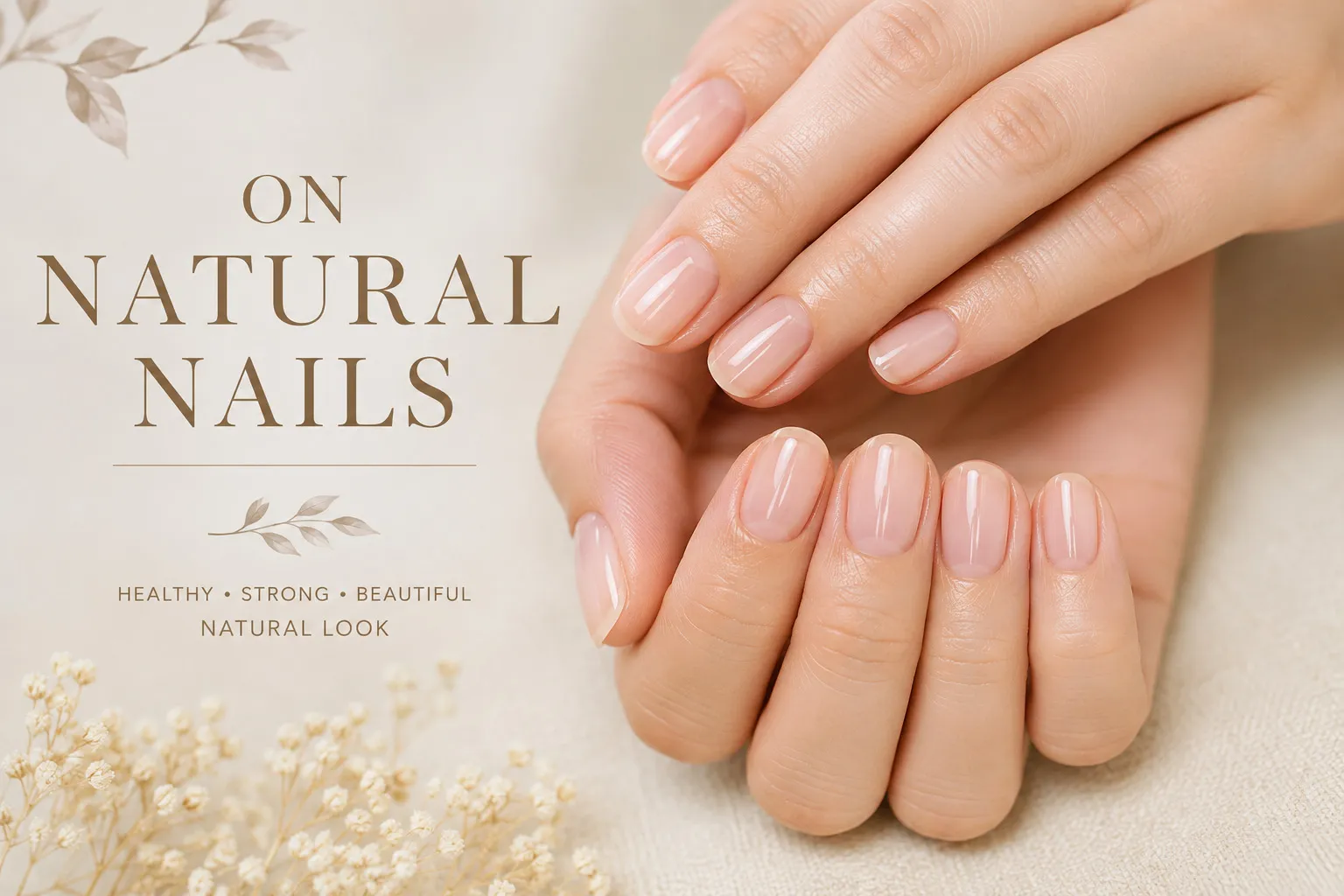 Natural nail care service at Helen Nails & Spa in Jersey City